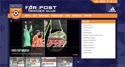 Desktop Screenshot of farpostsoccerclub.com